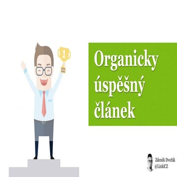 SEO Restart 2022: Zdeněk Dvořák - Best practice pro organicky úspěšný článek:...