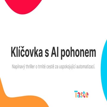 SEO Restart 2024: Richard Klačko - Klíčovka s AI pohonem