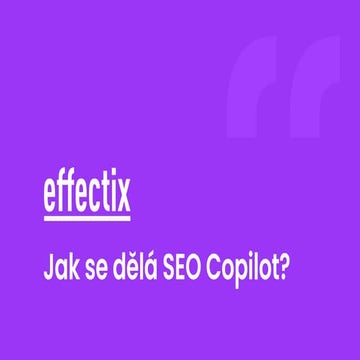 SEO Restart 2025: Lukáš Kostka - Jak se dělá SEO Copilot aneb jak skutečně zr...