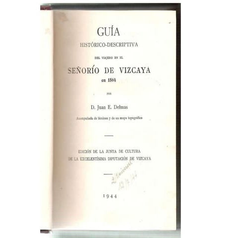 Señorio De Vizcaya (1864).Lezama