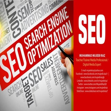 SEO Search Engine optimization  M.Mujeeb Riaz