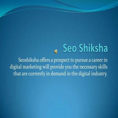 Seo shiksha