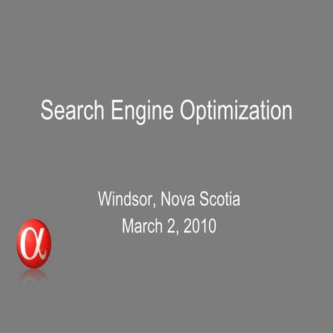Seo Talk 1 Feb2010
