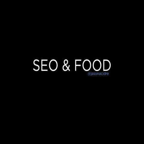 SEO for Food Blogs