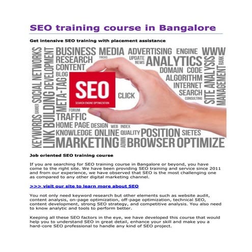 SEO training course in Bangalore.pdf
