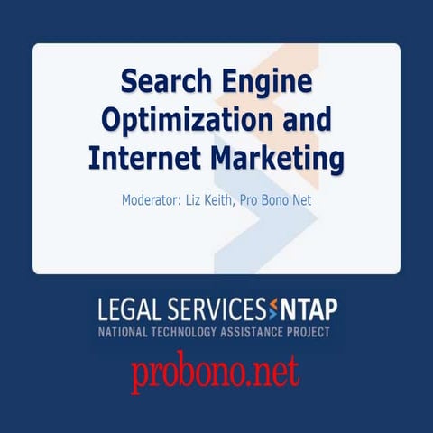 SEO and Internet Marketing PPT