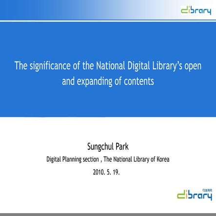 Seoul, Republic of Korea: Libraries as a Catalyst for Economic Growth and Com...