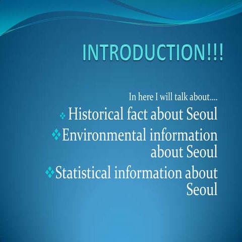 Seoul Presentation
