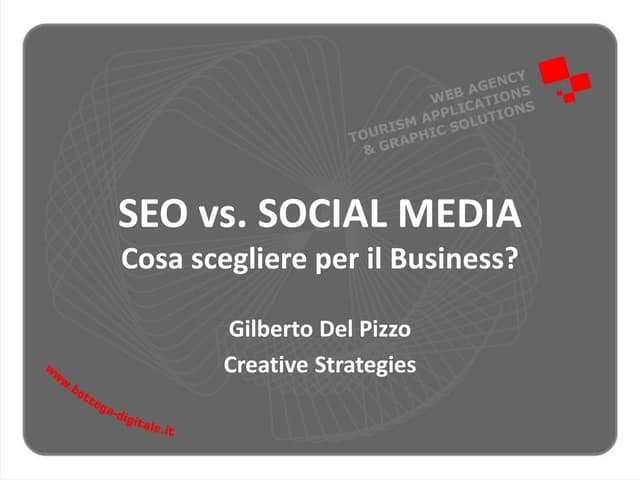 Seo Vs. Social quale è la scelta giusta ?