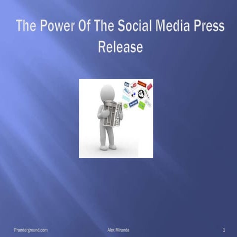 Effective Social Media Press Releases
