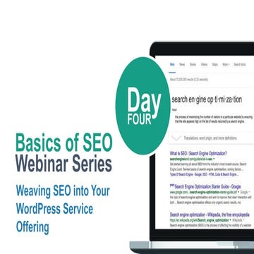 SEO Week: Basics of SEO Day Four