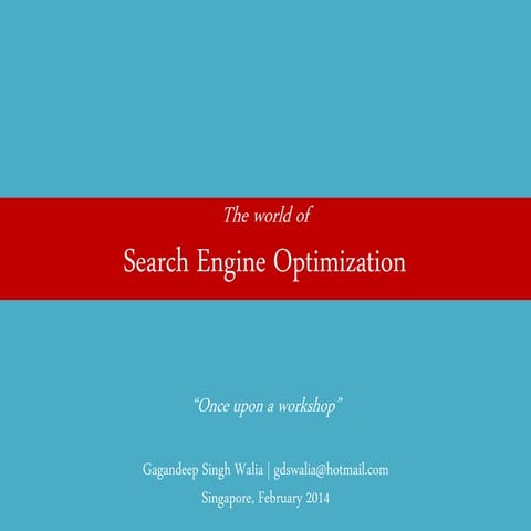 Essential guide to understanding SEO and Webometrics - and quick tips and act...