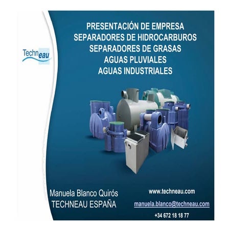 Separador de hidrocarburos,separador de grasas, bombeo, pluviales, tratamient...