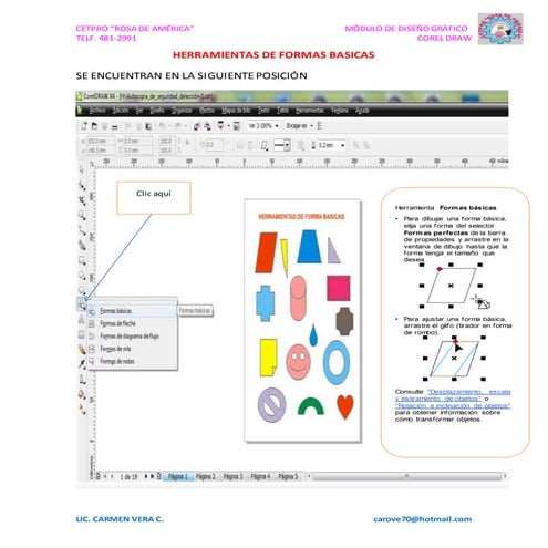Separata de corel draw