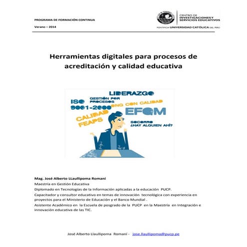 Separata  herramientas digitales para la calidad