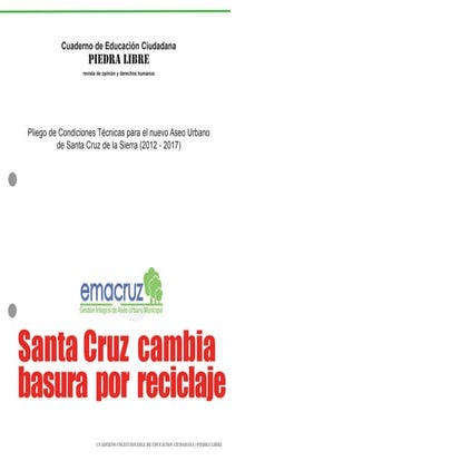 Manejo de basura en santa cruz de la sierra | PPTX