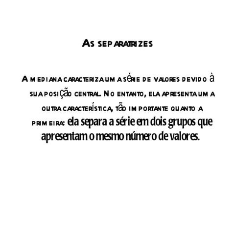 Aula 17 medidas separatrizes | PPT