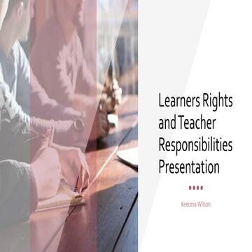 Sepcial ed. presentation