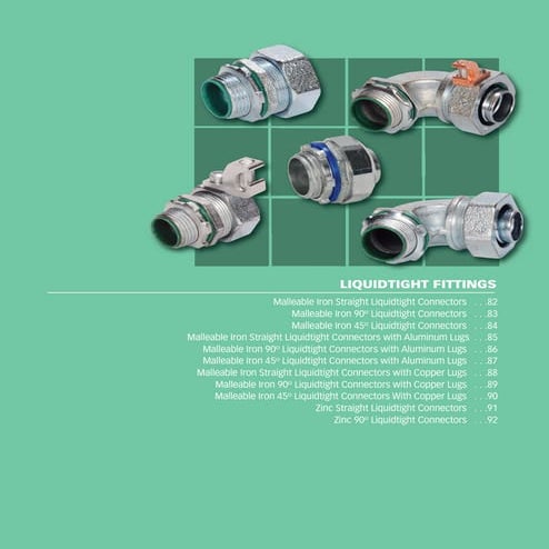 SEPCO Steel Electric Conduit & Cable Fittings - Liquidtight Fittings