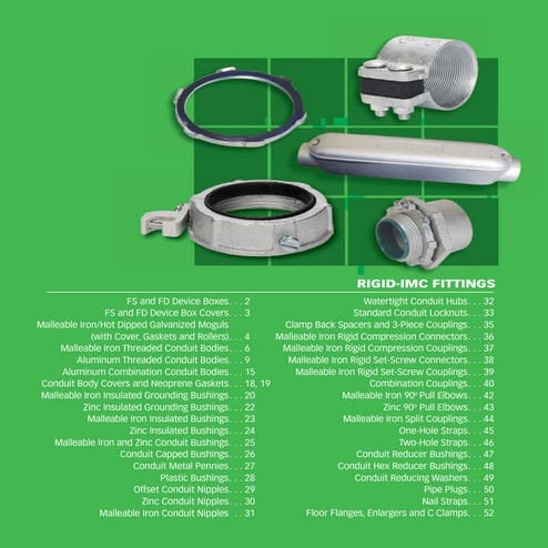 SEPCO Steel Electric Conduit & Cable Fittings - Rigid IMC Fittings 