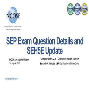 SEP Exam Question Detailsand SEH5E Update_2023.pdf