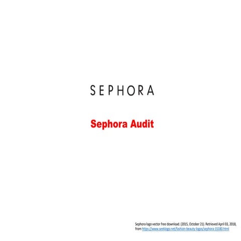 Sephora - Digital Marketing Audit