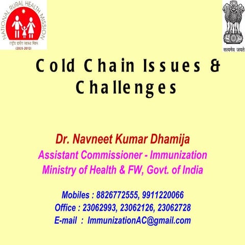 Cold Chain 20011 | PPT