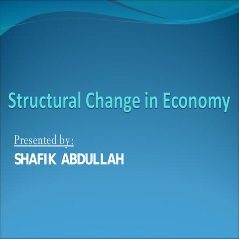 The Emerging Pattern of Structural Change | PPTX