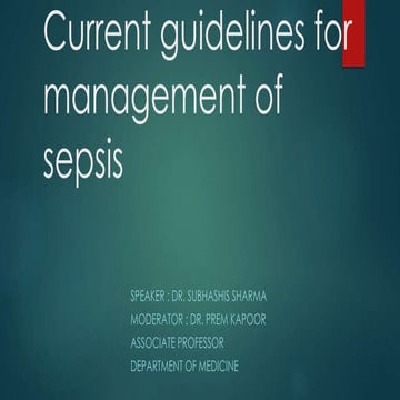 Sepsis
