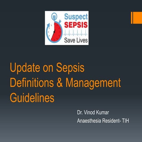 Sepsis. dr.vinod kumar