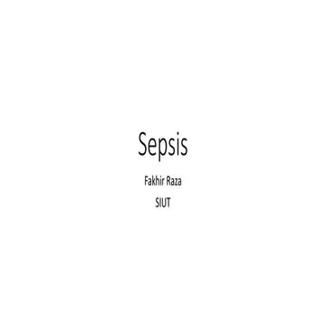 Sepsis