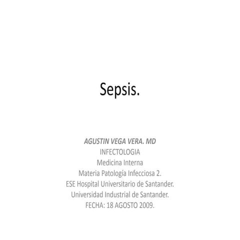 Sepsis Clase 1 Del Dia 18 Ago 2009