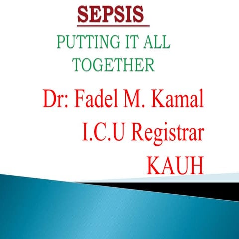 Sepsis In critical care 2019 final