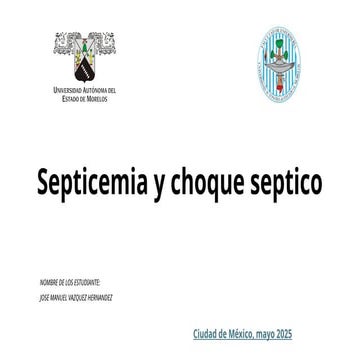 sepsis y choque septico trabajo escolar que no habla sobre