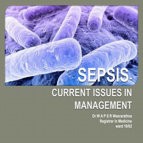 Sepsis guidelines