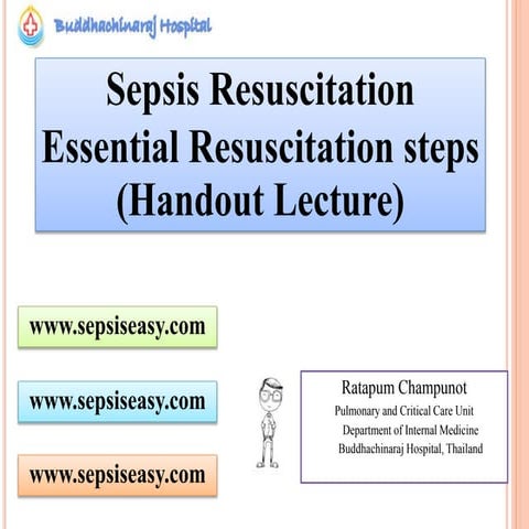 Sepsis easy: strategy to improve outcome