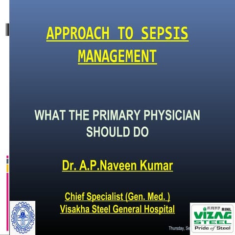 Approach to sepsis- a primary physician perspective