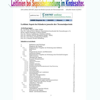 S3 Sepsis Leitlinie So Erkennen Sie Sepsis Frühzeitig Und Retten Leben - saeirwx