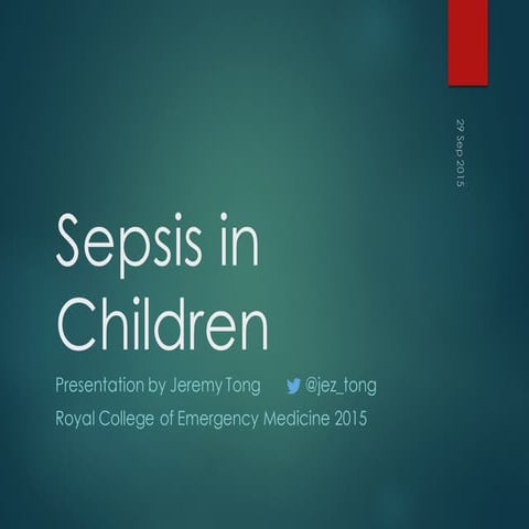 RCEM Paediatric Sepsis Talk