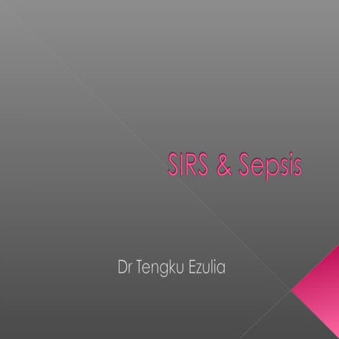 SIRS, MODS, Sepsis