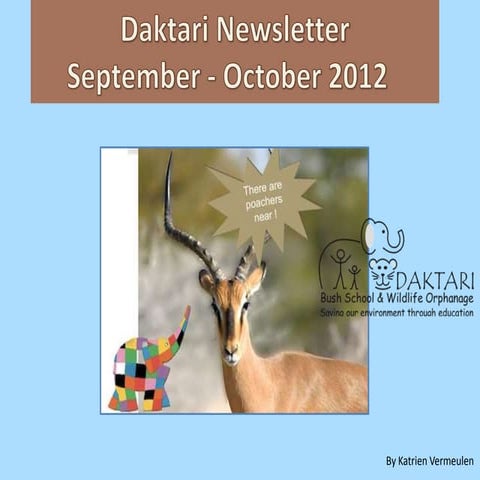 Daktari Newsletter Sept-Oct 2012