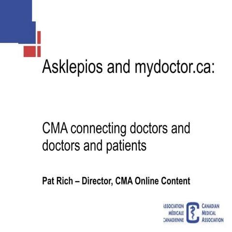 Asklepios and mydoctor.ca