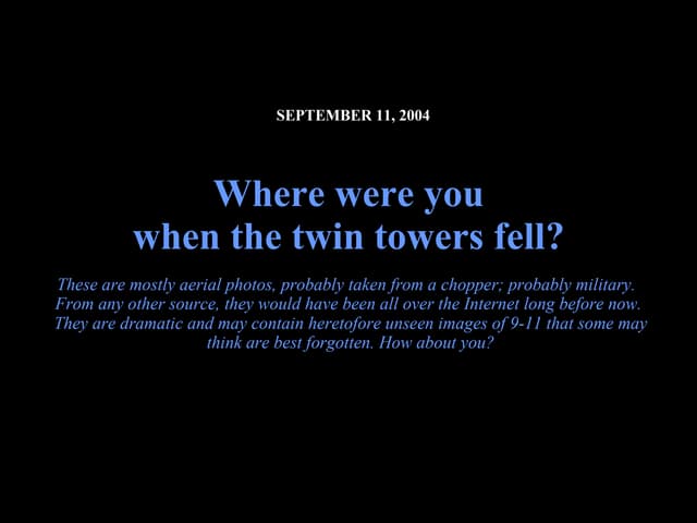 September 11, 2001