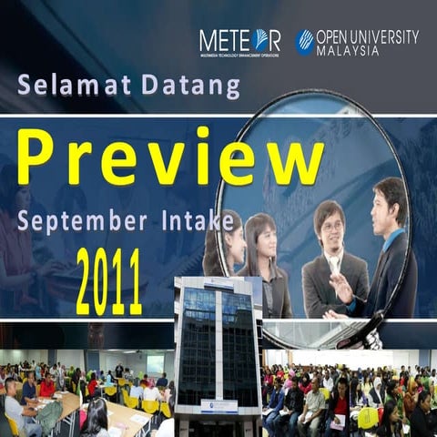 Sept 2011 OUM Course Preview Slides | PPT