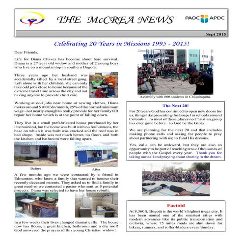 The McCrea News - Sept 2015