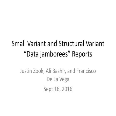 Sept2016 plenary datajamboree_summary