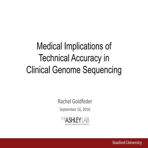 Sept2016 plenary goldfeder_clinical_accuracy