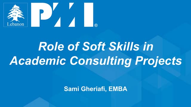 Sept 2018   soft skills role in academic consulting projects - sami gheriafi -