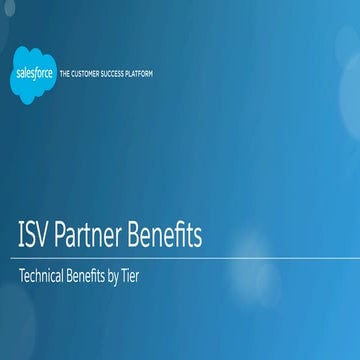 ISV Partner Benefit Series (September 30, 2015)