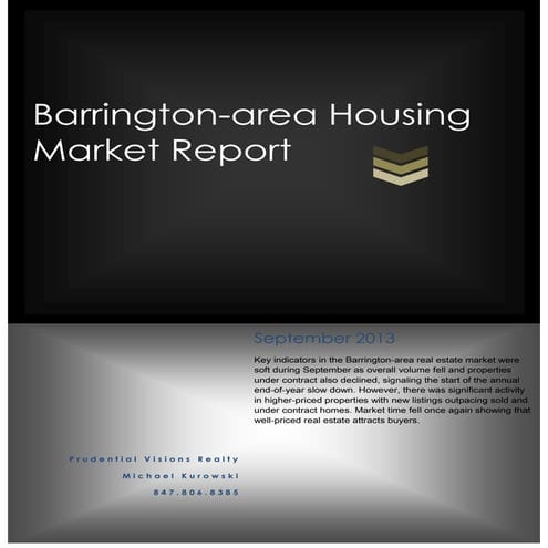 Barrington Area Housing Report - Sept 2013 